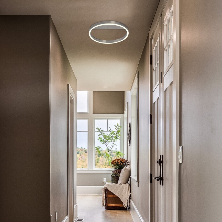 Rabalux - LED mennyezeti lámpatest LED/20W/230V matt króm, átmérő 40 cm