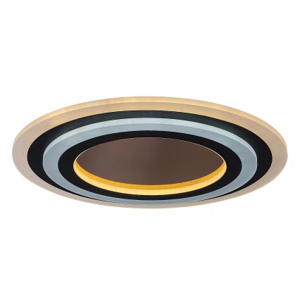 Rabalux - LED dimmelhető mennyezeti lámpatest LED/56W/230V 3000/4000/6000K matt króm/fekete + távirányító átm. 45 cm
