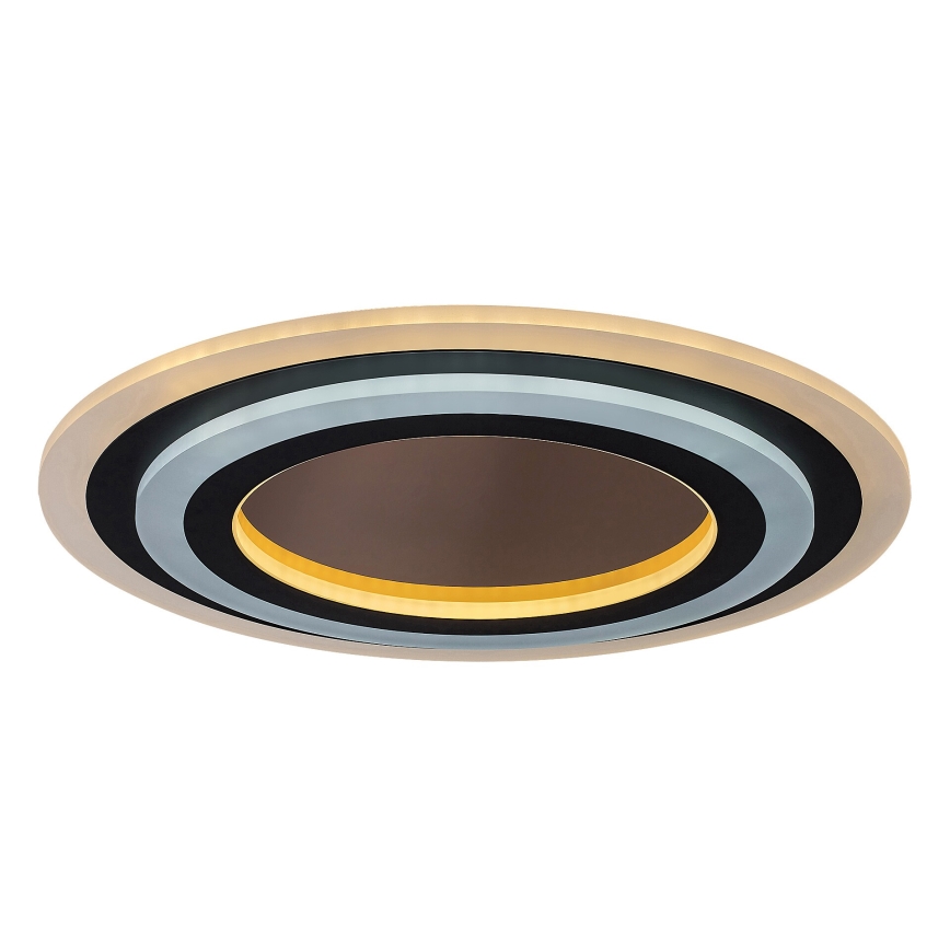 Rabalux - LED dimmelhető mennyezeti lámpatest LED/56W/230V 3000/4000/6000K matt króm/fekete + távirányító átm. 45 cm