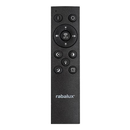 Rabalux - LED dimmelhető mennyezeti lámpatest LED/56W/230V 3000/4000/6000K matt króm/fekete + távirányító átm. 45 cm