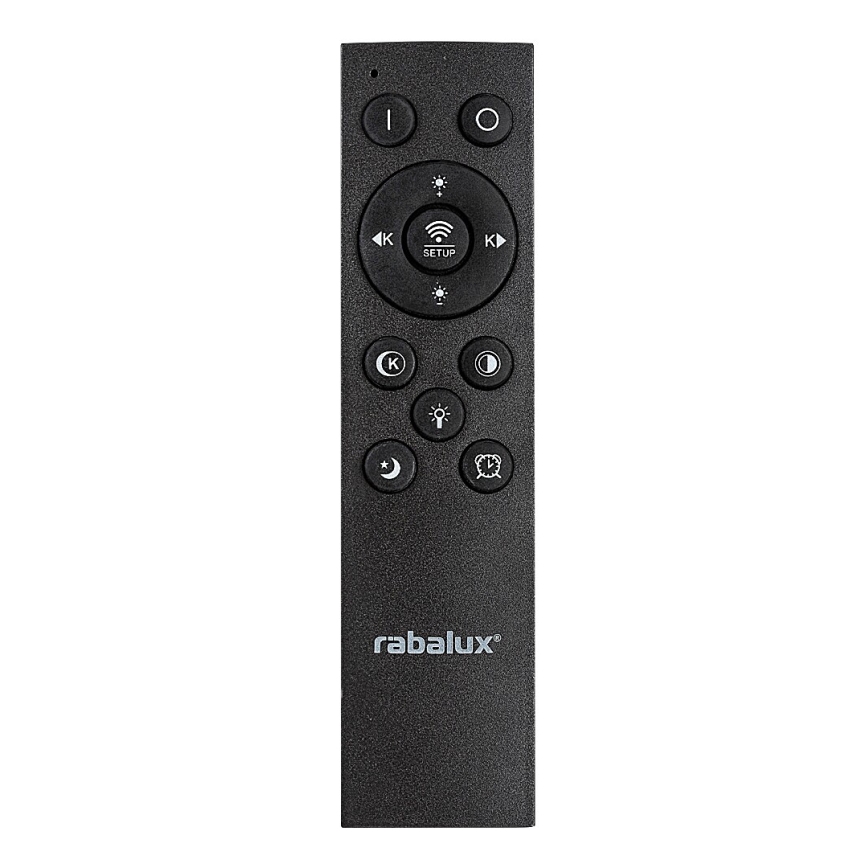 Rabalux - LED dimmelhető mennyezeti lámpatest LED/56W/230V 3000/4000/6000K matt króm/fekete + távirányító átm. 45 cm