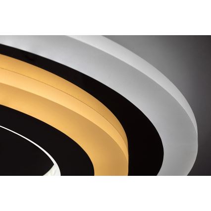 Rabalux - LED fényerőszabályozható mennyezeti lámpa LED/56W/230V 3000/4000/6000K matt króm + távirányító átm. 45 cm