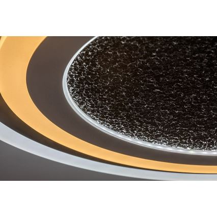 Rabalux - LED dimmelhető mennyezeti lámpatest LED/56W/230V 3000/4000/6000K fekete + távirányító átm. 45 cm