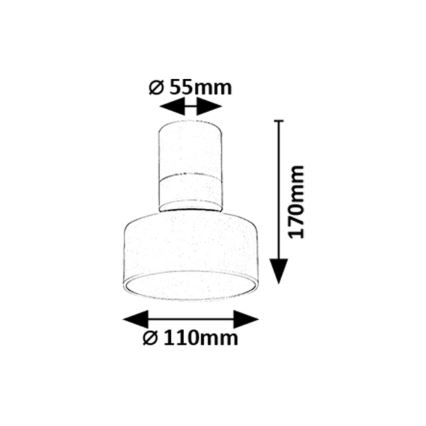 Rabalux - LED mennyezeti lámpatest LED/10W/230V 3000K fehér, átm. 11 cm