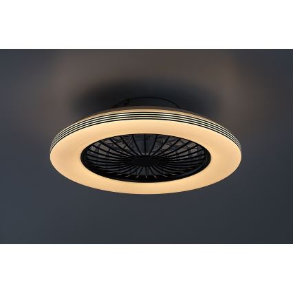 Rabalux - LED dimmelhető mennyezeti lámpa ventilátorral LED/48W/230V 3000-6500K + távirányító