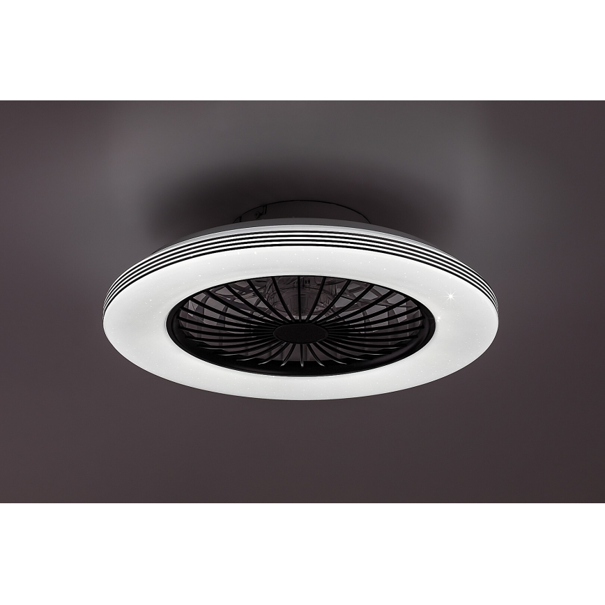 Rabalux - LED dimmelhető mennyezeti lámpa ventilátorral LED/48W/230V 3000-6500K + távirányító