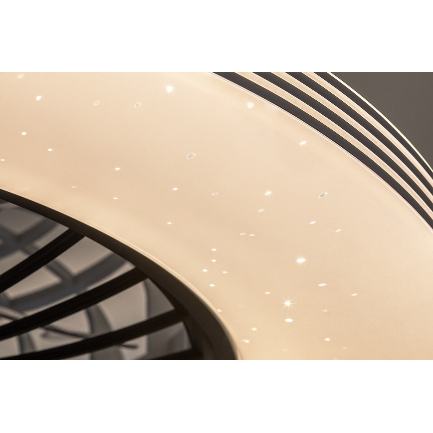 Rabalux - LED dimmelhető mennyezeti lámpa ventilátorral LED/48W/230V 3000-6500K + távirányító