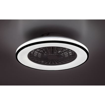 Rabalux - LED dimmelhető mennyezeti lámpa ventilátorral LED/48W/230V 3000-6500K + távirányító
