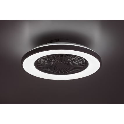 Rabalux - LED dimmelhető mennyezeti lámpa ventilátorral LED/48W/230V 3000-6500K + távirányító