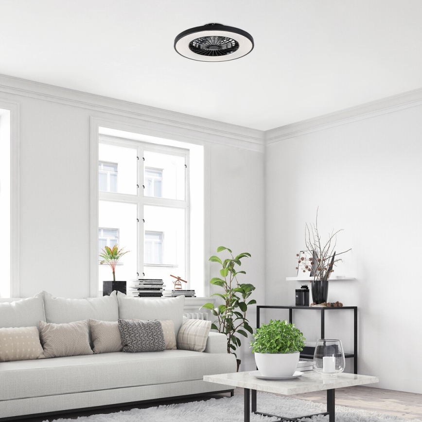Rabalux - LED dimmelhető mennyezeti lámpa ventilátorral LED/72W/230V 3000-6500K + távirányító