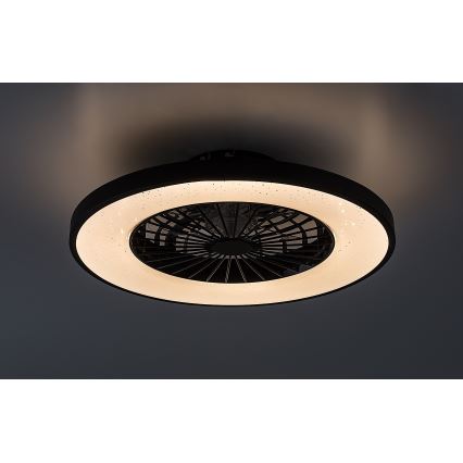 Rabalux - LED dimmelhető mennyezeti lámpa ventilátorral LED/72W/230V 3000-6500K + távirányító