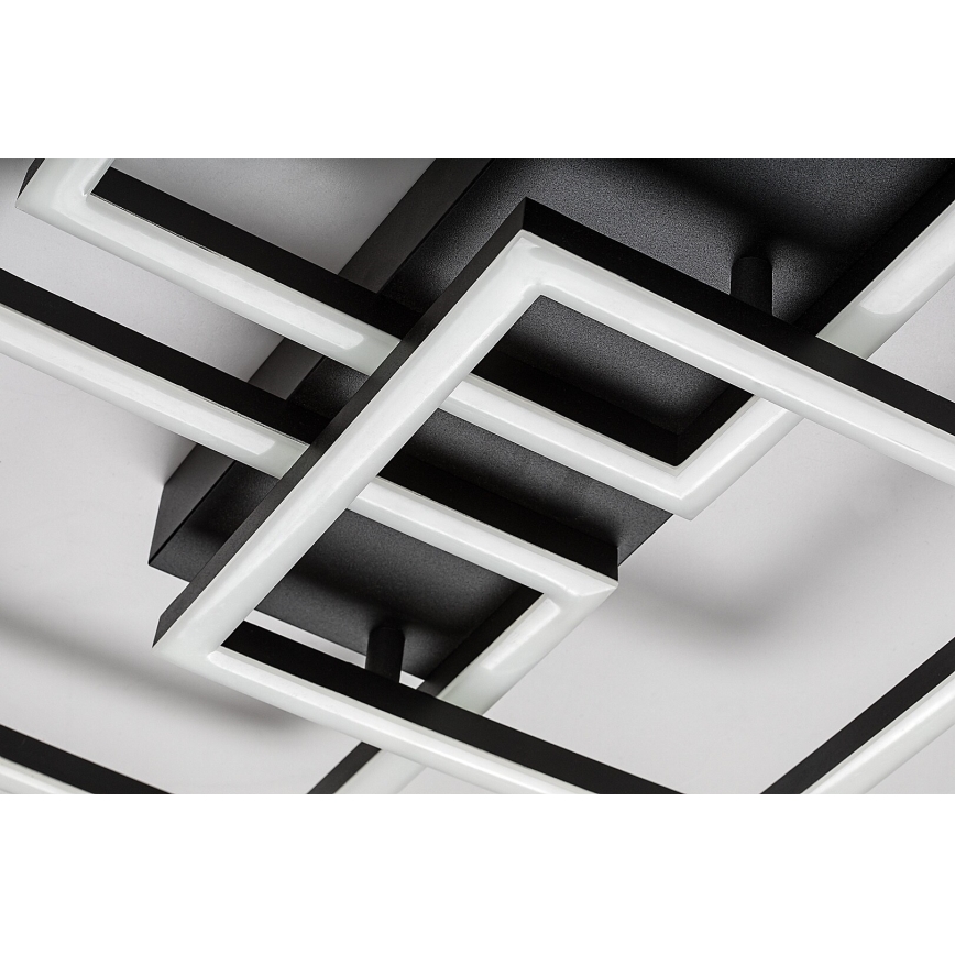 Rabalux - LED dimmelhető mennyezeti lámpatest LED/40W/230V 3000-6500K 33x100 cm fekete + távirányító