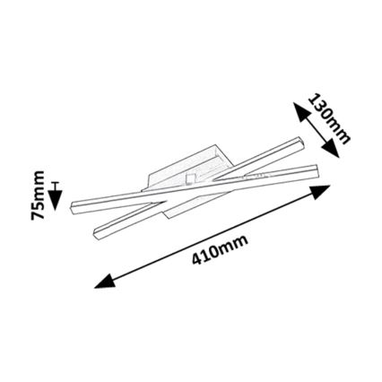 Rabalux - LED mennyezeti lámpa LED/16W/230V 4000K 13x41 cm