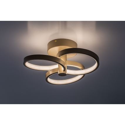 Rabalux - LED dimmelhető mennyezeti lámpatest LED/32W/230V 3000-6500K átm. 31 cm bézs + távirányító