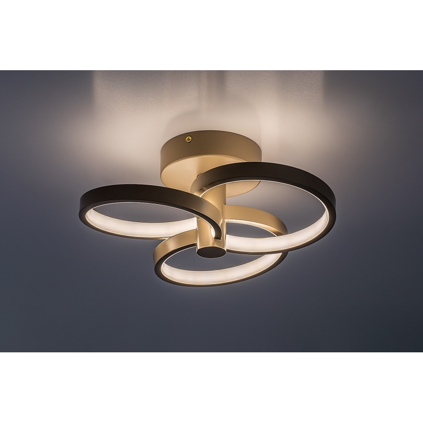 Rabalux - LED dimmelhető mennyezeti lámpatest LED/32W/230V 3000-6500K átm. 31 cm bézs + távirányító