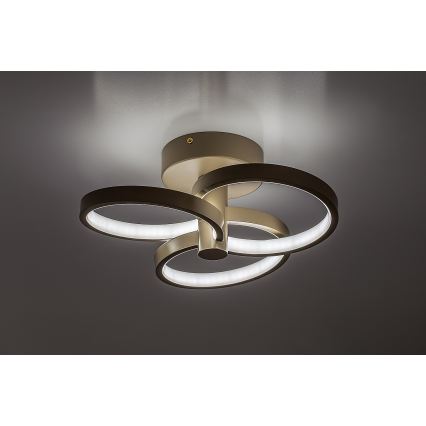 Rabalux - LED dimmelhető mennyezeti lámpatest LED/32W/230V 3000-6500K átm. 31 cm bézs + távirányító