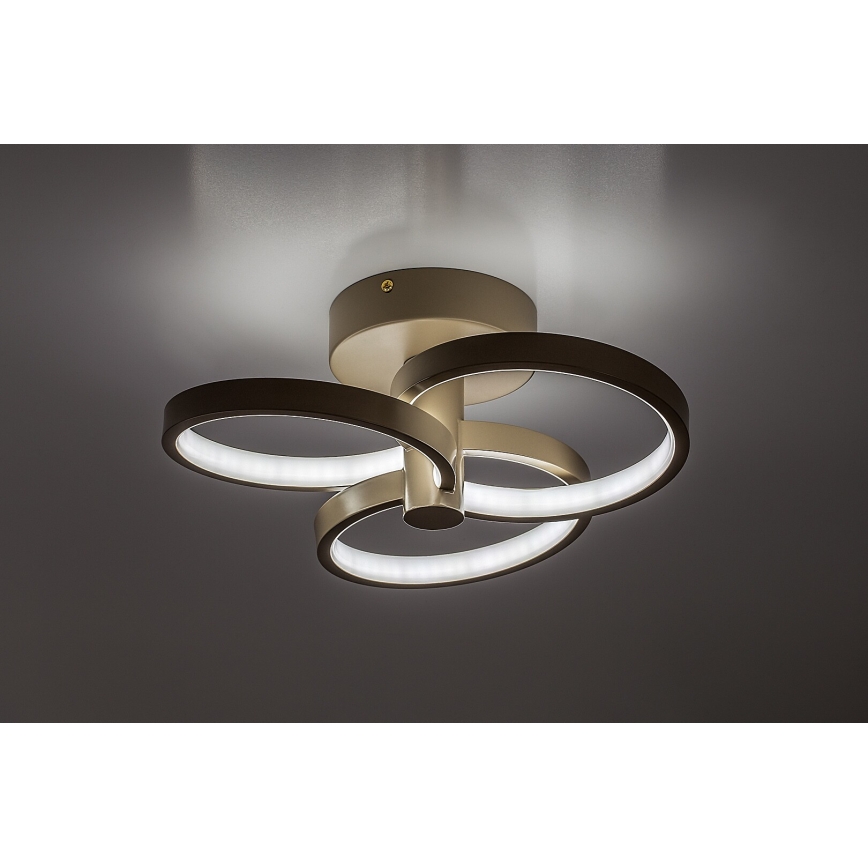 Rabalux - LED dimmelhető mennyezeti lámpatest LED/32W/230V 3000-6500K átm. 31 cm bézs + távirányító