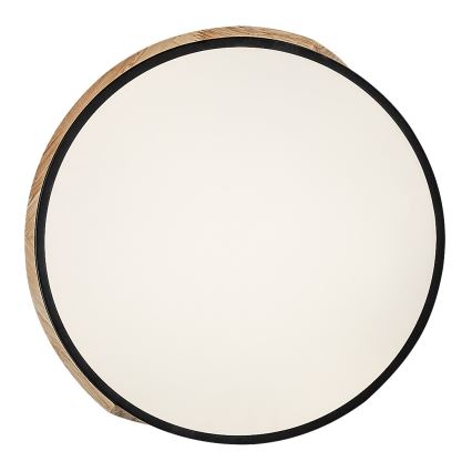 Rabalux - LED mennyezeti lámpatest LED/24W/230V 4000K fekete/tölgy átm. 41 cm