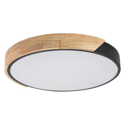 Rabalux - LED mennyezeti lámpatest LED/24W/230V 4000K fekete/tölgy átm. 41 cm
