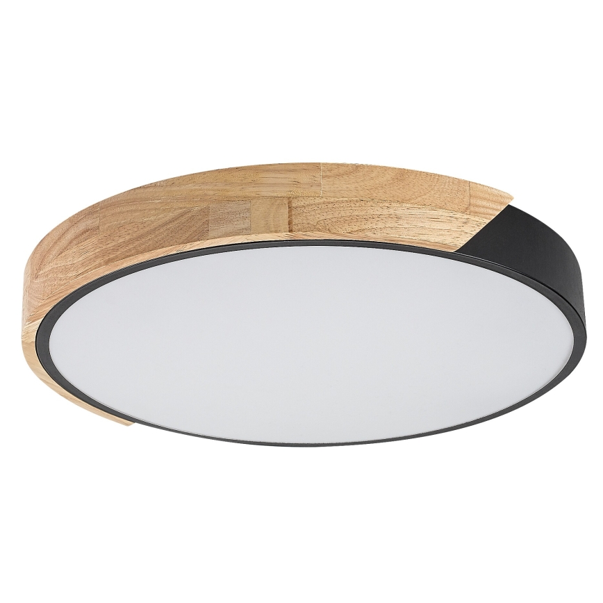 Rabalux - LED mennyezeti lámpatest LED/24W/230V 4000K fekete/tölgy átm. 41 cm