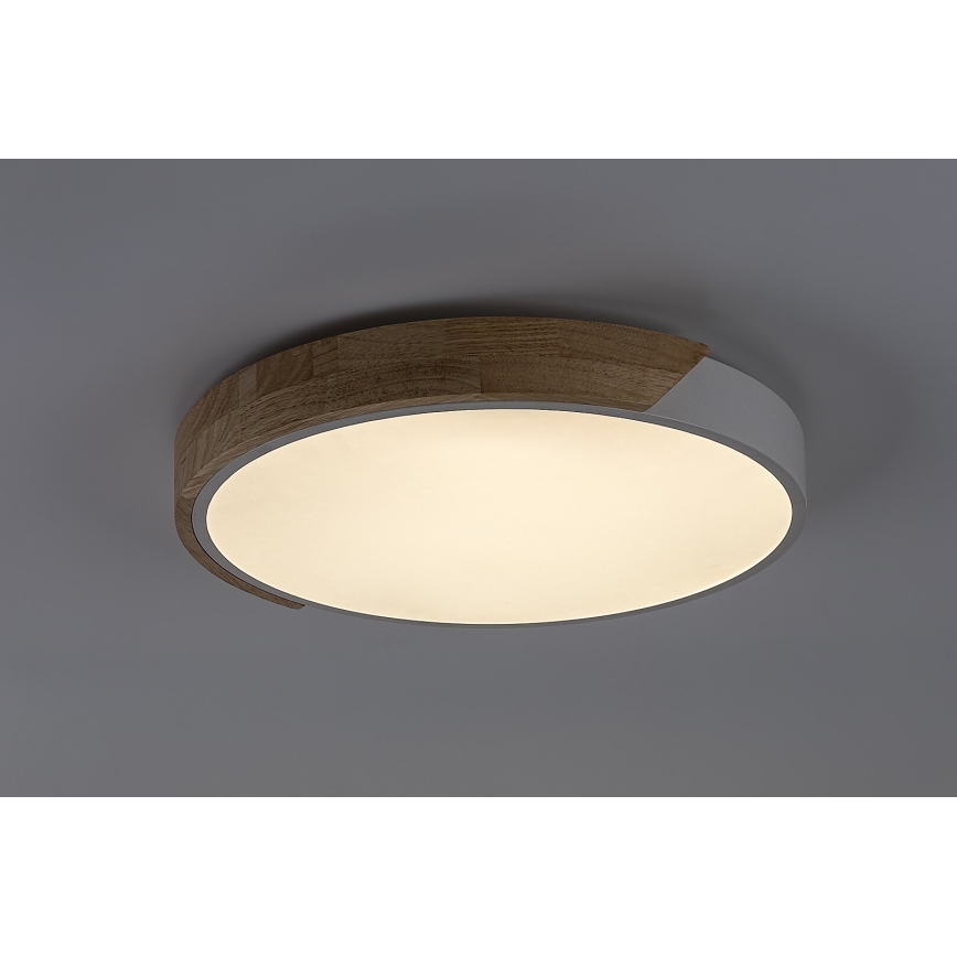 Rabalux - LED mennyezeti lámpa LED/24W/230V 3000K fehér/tölgy Ø 61 cm