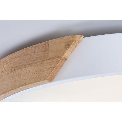 Rabalux - LED mennyezeti lámpa LED/24W/230V 3000K fehér/tölgy átm. 41 cm