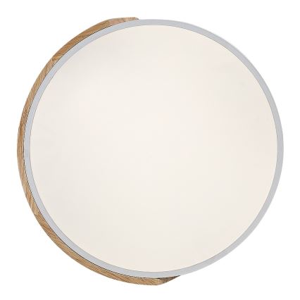 Rabalux - LED mennyezeti lámpa LED/40W/230V 3000/4000/6500K fehér/tölgy átm. 61 cm