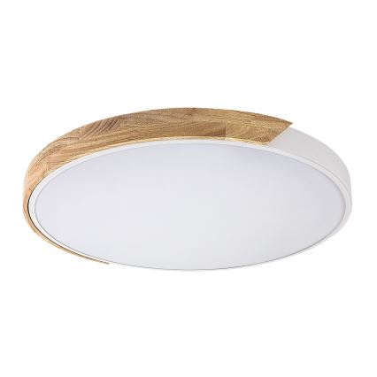 Rabalux - LED mennyezeti lámpa LED/40W/230V 3000/4000/6500K fehér/tölgy átm. 61 cm