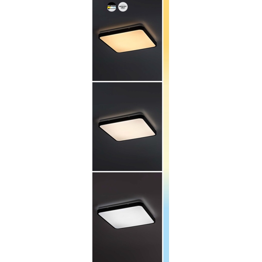 Rabalux - LED Fürdőszobai mennyezeti lámpa LED/24W/230V 3000/4000/6000K IP44 29x29 cm fehér