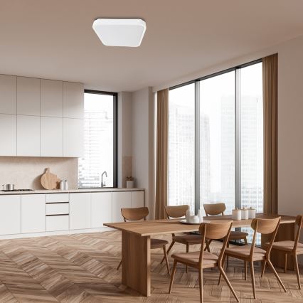 Rabalux - LED Fürdőszobai mennyezeti lámpa LED/36W/230V 3000/4000/6000K IP44 42x42 cm fehér