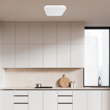 Rabalux - LED Dimmelhető fürdőszobai lámpa LED/36W/230V 3000-6000K IP44 42x42 cm fehér + távirányítás