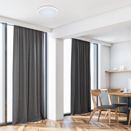 Rabalux - LED Fürdőszobai mennyezeti lámpa LED/12W/230V 3000/4000/6000K IP44 átm. 25,5 cm fehér