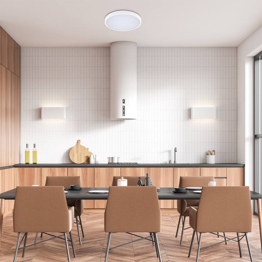 Rabalux - LED dimmelhető fürdőszobai lámpa LED/24W/230V 3000-6000K IP44 átm. 35,5 cm fehér + távirányítás