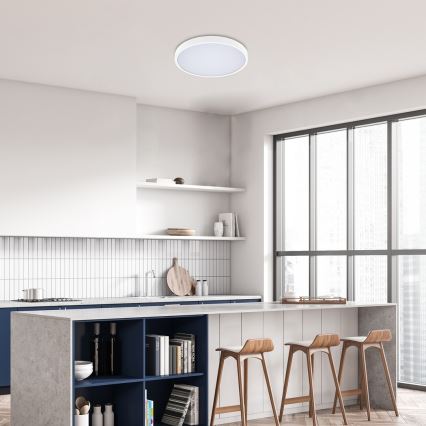 Rabalux - LED Fürdőszobai mennyezeti lámpa LED/36W/230V 3000/4000/6000K IP44 átm. 42 cm fehér