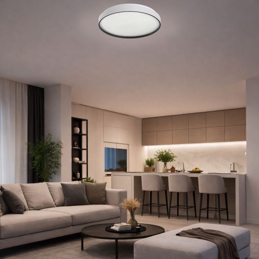 Rabalux - Dimmelhető LED mennyezeti lámpa, 60W, 230V, 3000-6500K, Ø 58 cm + távirányító
