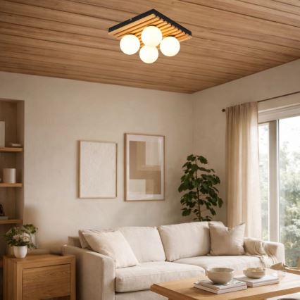 Rabalux - Mennyezeti lámpa 4xG9/5W/230V 29,6x29,6 cm