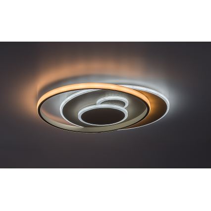 Rabalux - Fényerőszabályozható mennyezeti LED lámpa LED/57W/230V 3000-6000K 48,5x40 cm + távirányítóval