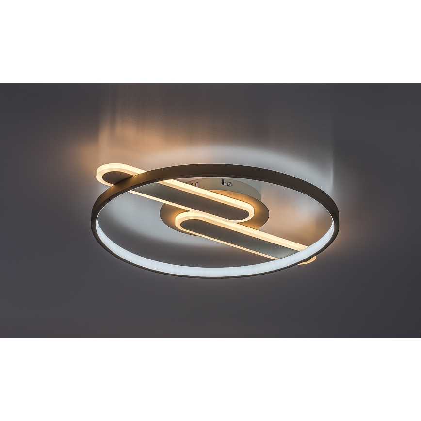 Rabalux - LED fényerőszabályozható mennyezeti lámpatest LED/55W/230V 3000-6000K 53x45 cm + távirányító
