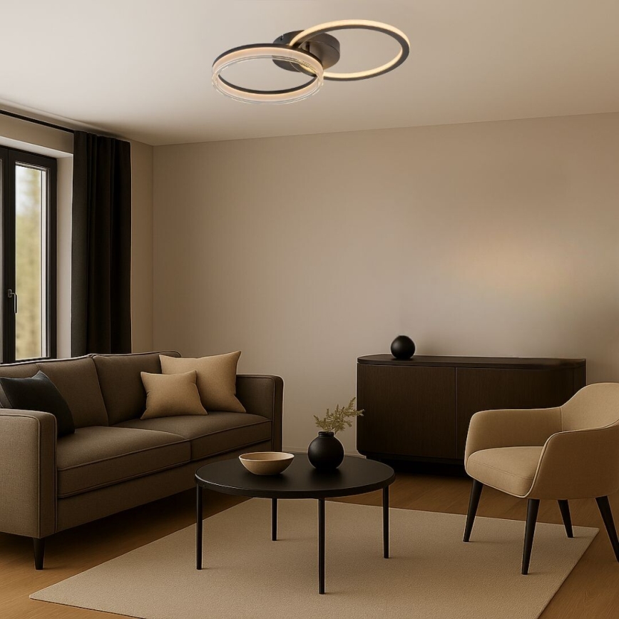Rabalux - LED Dimmelhető mennyezeti lámpa LED/38W/230V 3000-6500K 60x35 cm + távirányító