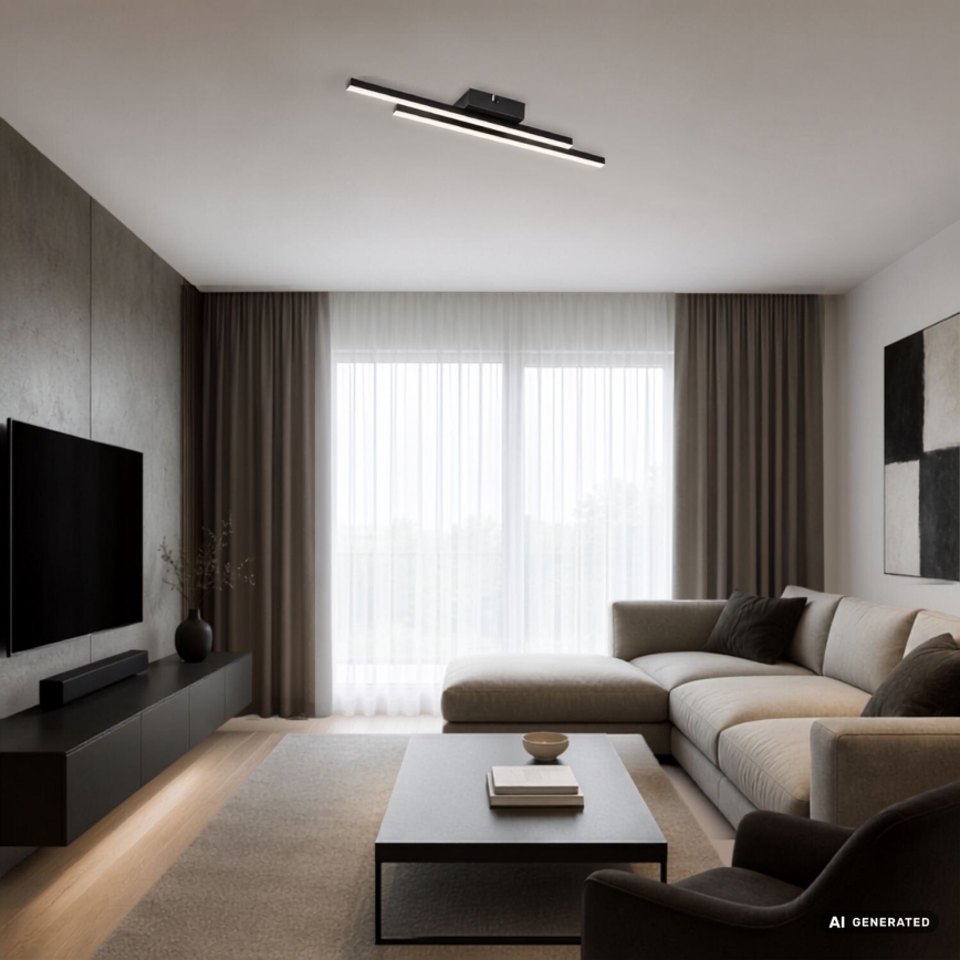 Rabalux - LED mennyezeti lámpatest LED/12W/230V 4000K fekete