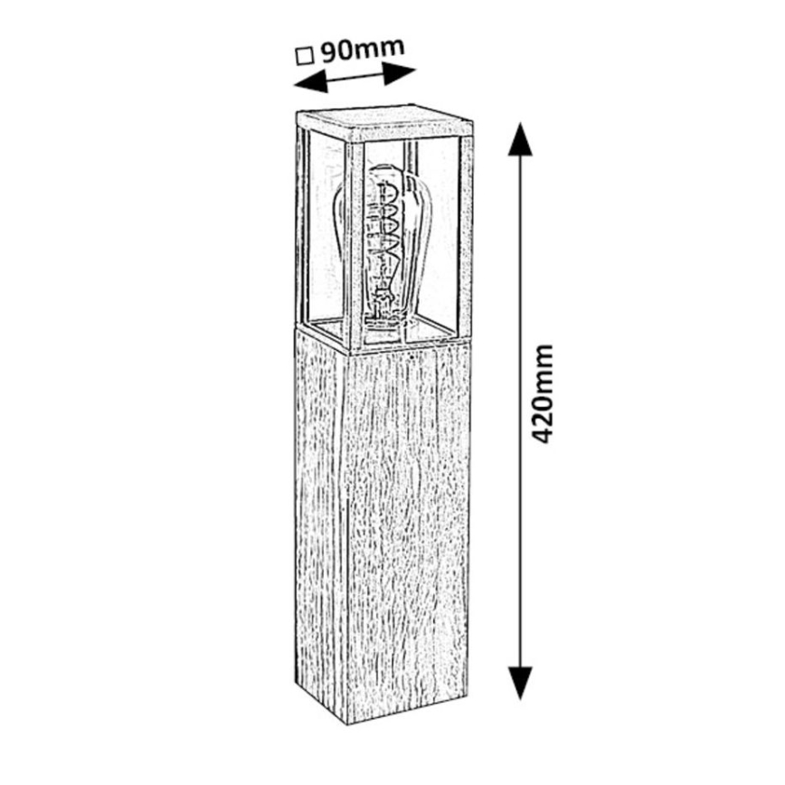 Rabalux - Kültéri lámpa 1xE27/60W/230V IP44
