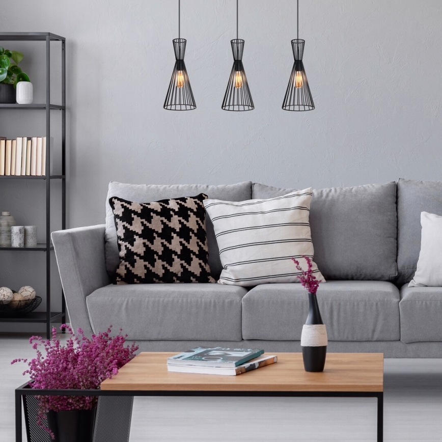 Rabalux - Mennyezeti lámpa rúdon 1xE27/60W/230V