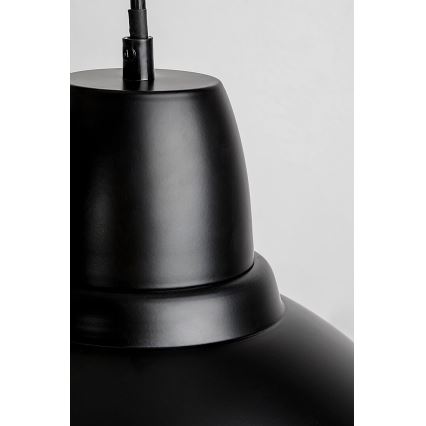 Rabalux - Zsinóros függeszték 1xE27/60W/230V Ø 36 cm fekete