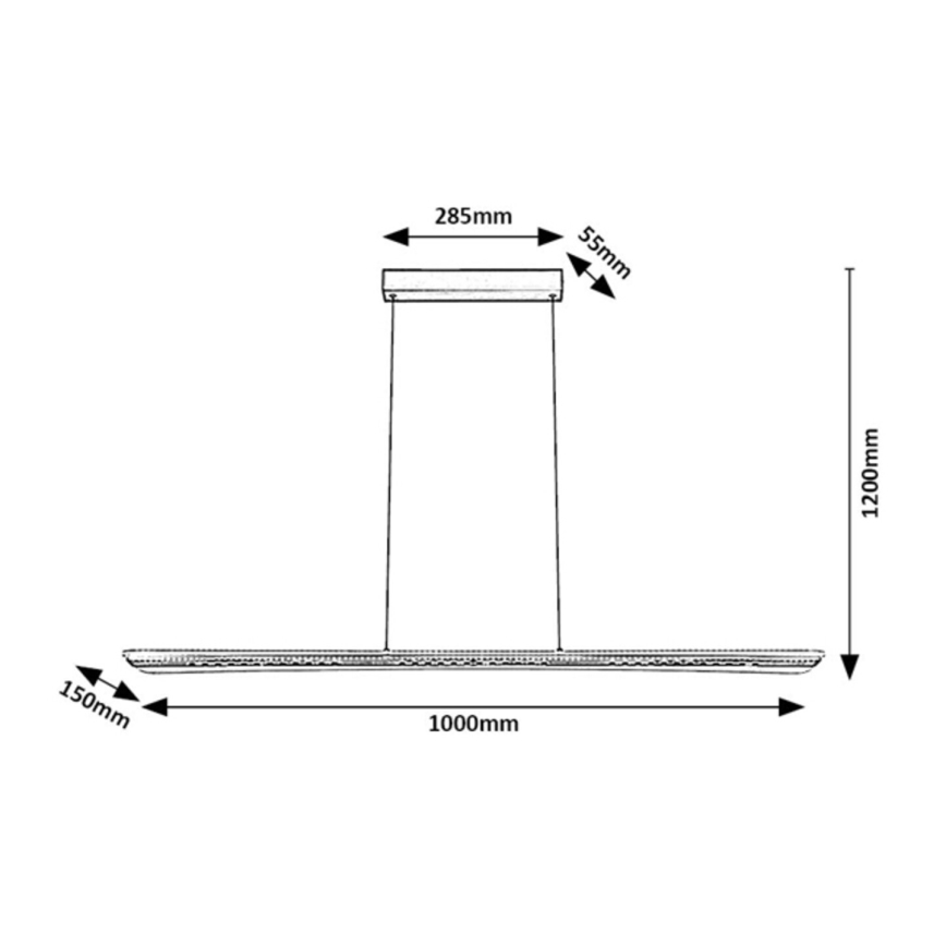 Rabalux - LED csillár kábelen LED/40W/230V 3000K