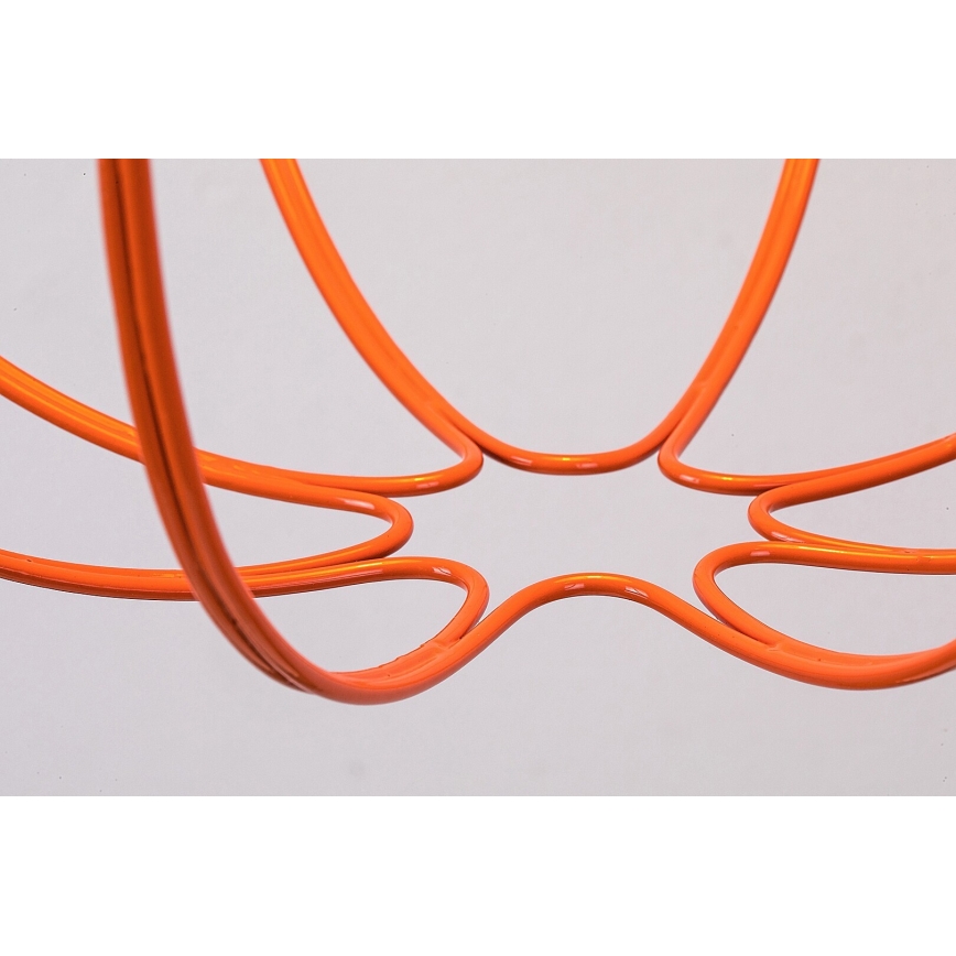 Rabalux - Csillár zsinóron 1xE27/60W/230V fekete/narancs