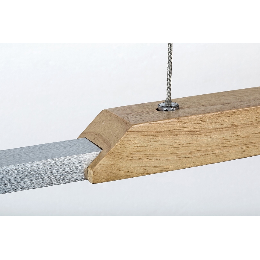 Rabalux - LED Csillár zsinóron LED/26W/230V 4000K bükkfa