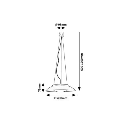 Rabalux - LED Csillár zsinóron LED/24W/230V 3000K