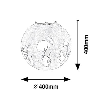 Rabalux - Gyermek lámpabúra csillárhoz max. 40W átm. 40 cm