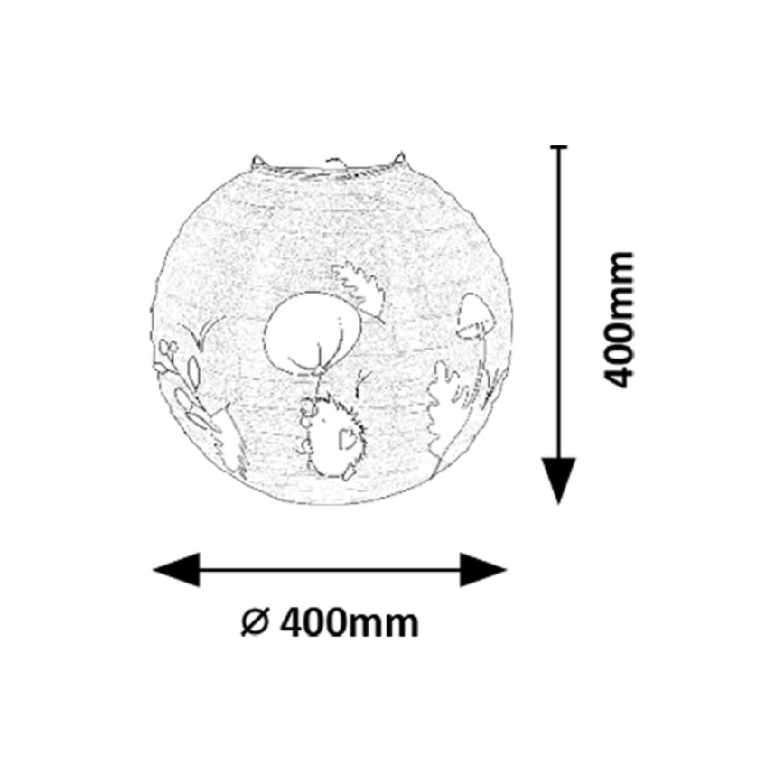 Rabalux - Gyermek lámpabúra csillárhoz max. 40W átm. 40 cm