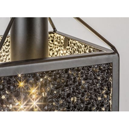 Rabalux - Csillár zsinóron 1xE27/40W/230V fekete